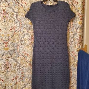 Jones New York Collection Crochet Dress Medium  Under the knee length.